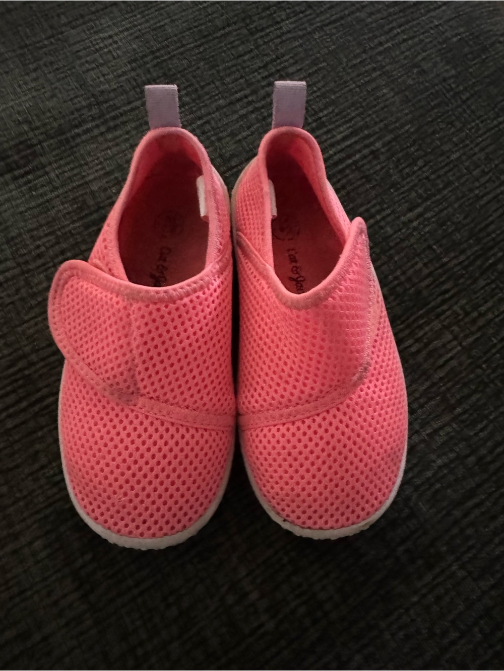 Cat & Jack Girls Pink Mesh Water Shoes